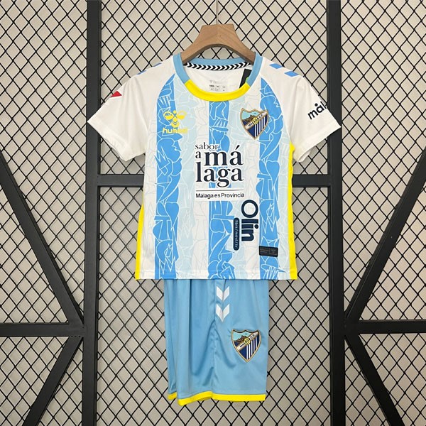 Camiseta Málaga Replica Primera Ropa Niño 2024/25